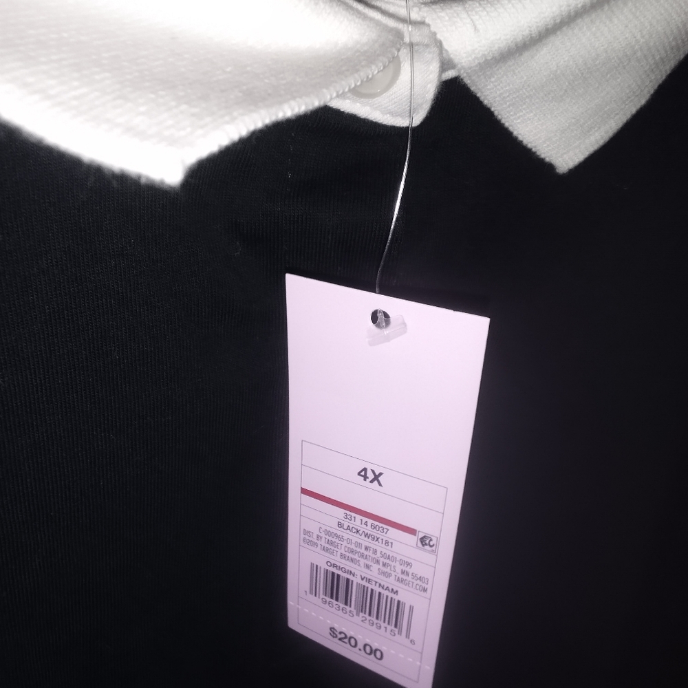 NWT Plus size Wild and Fable Polo Crop Tee